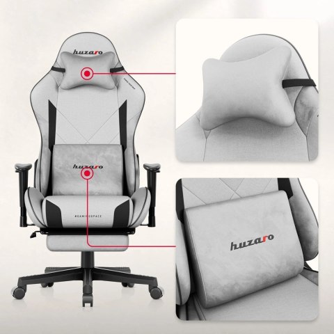 Fotel gamingowy Huzaro Force 5.7 Grey Huzaro