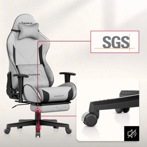 Fotel gamingowy Huzaro Force 5.7 Grey Huzaro