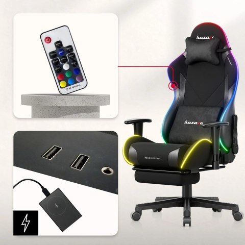 Fotel gamingowy Huzaro Force 5.7 RGB Huzaro