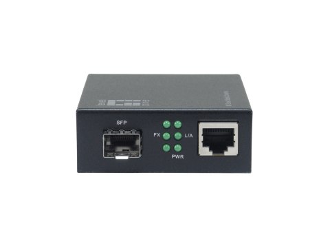 LevelOne GVM-2000 konwerter sieciowy 1000 Mbit/s Czarny No name