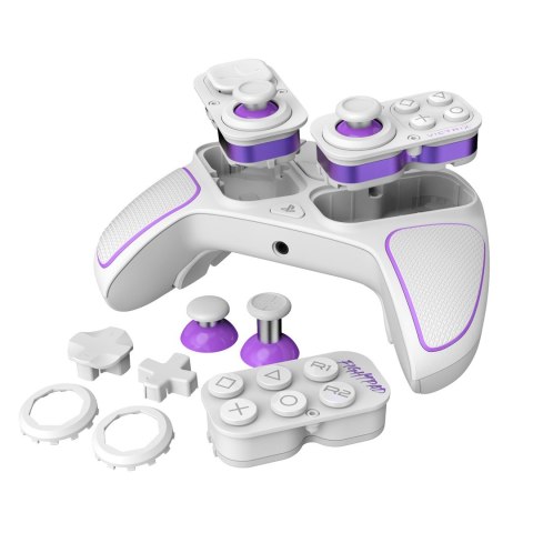 PDP 052-002-WH kontroler gier Fioletowy, Biały RF/USB Gamepad Analogowa/Cyfrowa PC, PlayStation 4, PlayStation 5 Pdp