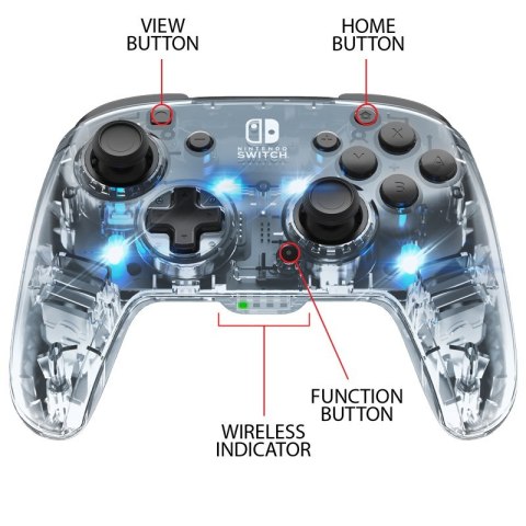 PDP Controller Afterglow Deluxe Wireless Switch Pdp