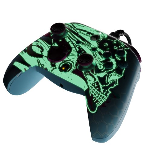 PDP REMATCH GLOW Advanced Wielobarwny USB Gamepad Analogowa/Cyfrowa PC, Xbox One, Xbox Series S, Xbox Series X No name