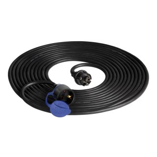 Przedłużacz warsztatowy bryzgoszczelny IP44, 1x2P+Z 20m,kabel gumowy olejoodporny H07RN-F 3x1,5mm-, 230VAC/16A, schuko Orno