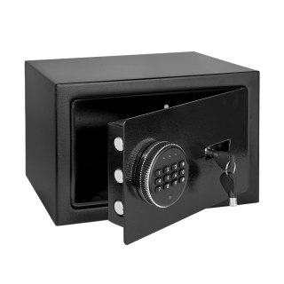 Sejf domowy elektroniczny na kod PIN i klucz - sejf na pieniądze i dokumenty Rebel RB-7002 Rebel