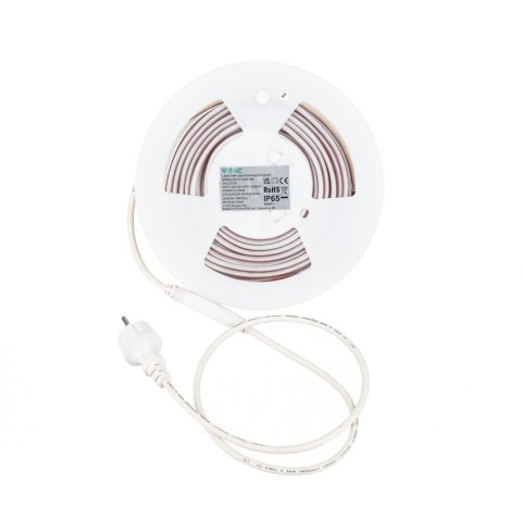 Taśma LED 230V V-TAC bezpunktowa COB 286LED/m 12,5W/m rolka 10mb VT-2025 286-10M 3000K 1100lm