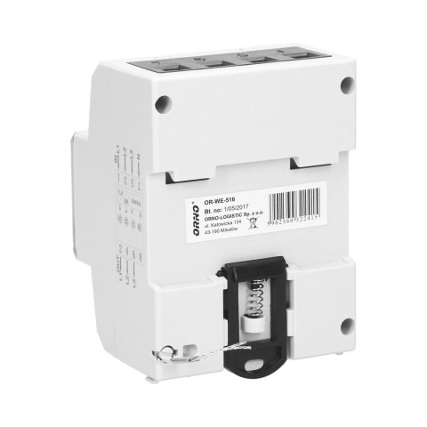 3-fazowy licznik energii elektrycznej, 80A, port RS-485, MID, 4,5 moduły, DIN TH-35mm Orno