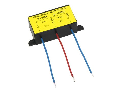 3423# Zwrotnica głośnikowa subwoofera 80w 4-8ohm w obudowie Blow