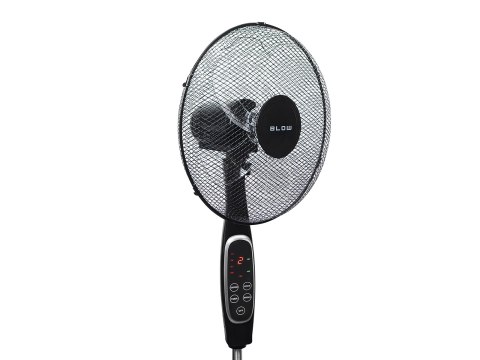 44-076# Wentylator stojący 16" 60w lcd + pilot czarny Blow