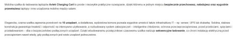 AVTEK SZAFKA DO ŁADOWANIA LAPTOPÓW CHARGING CART 16 AVTEK