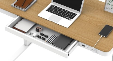 Biurko ACTIVEJET z el.reg.wys. 120x60 ET119S bi/dąd Activejet