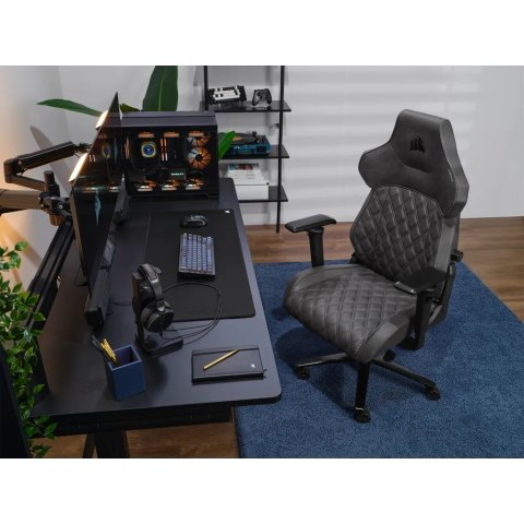 Corsair TC500 LUXE Fotel dla gracza Tapicerowane siedzisko Czarny Corsair