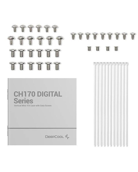 DeepCool R-CH170-WHNPI0D-G-1 zabezpieczenia & uchwyty komputerów Tower Biały DEEPCOOL