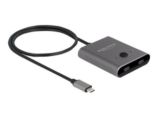 Delock USB 10 Gbps USB Type-C? Switch 2 auf 1 bidirektional 8K DELOCK