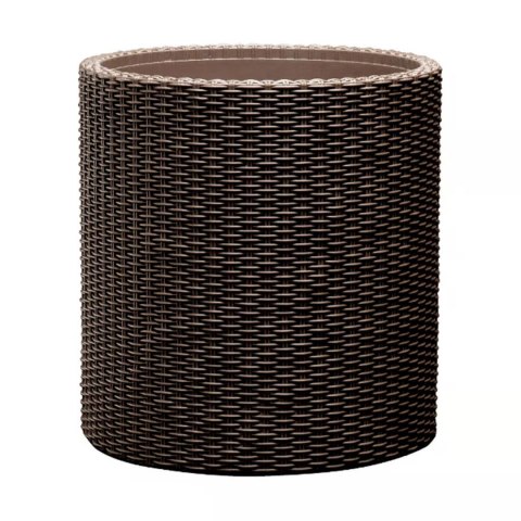 Donica okrągła CYLINDER PLANTER M whiskey brown Keter