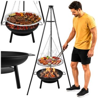 Grill ogrodowy trójnóg 167x58cm Kaminer KAMINER