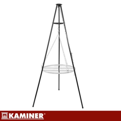 Grill ogrodowy trójnóg 167x58cm Kaminer KAMINER
