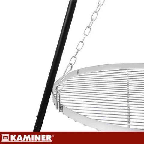 Grill ogrodowy trójnóg 167x58cm Kaminer KAMINER