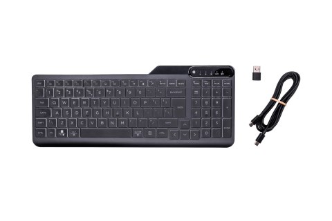 Klawiatura HP 400 Backlit Wired Keyboard przewodowa czarna 7N7C0AA Hewlett-Packard