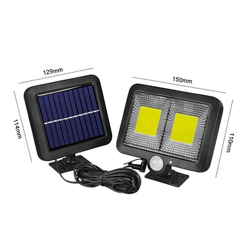 Lampa solarna 108 led z czujnikiem ruchu zmierzchu -e864 RTO