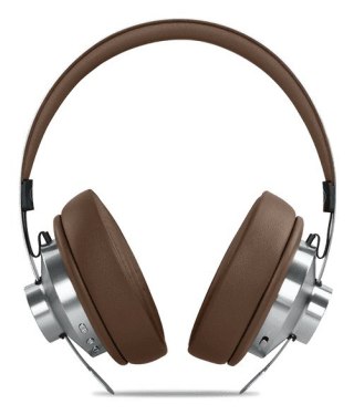 Muse M-298 SBR słuchawki/zestaw słuchawkowy Przewodowy i Bezprzewodowy Opaska na głowę Połączenia/muzyka Bluetooth Brązowy, Sreb Muse