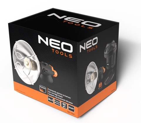 Promiennik gazowy na kartusz NEO TOOLS