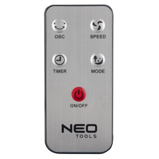 Wentylator podłogowy 50W, śr. 40 cm, 3 prędkości, oscylacja, pilot sterowania NEO TOOLS
