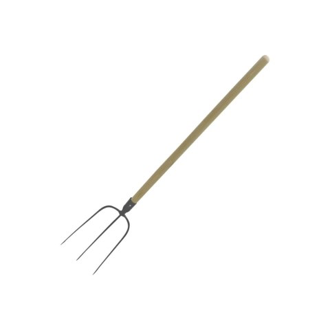 Widły 4-zębne z trzonkiem drewnianym 100cm POLSKA