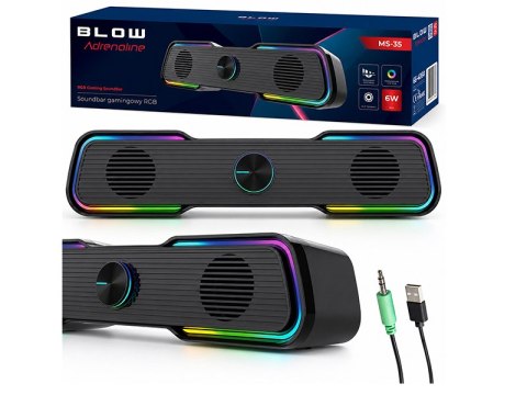 66-406# Głośniki komputerowe ms-35 soundbar rgb Blow
