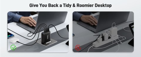 Acer 100W PD GaN Charger, 3 x USB C and 1 x USB A Acer