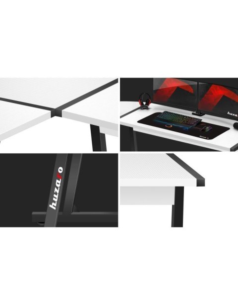 BIURKO GAMINGOWE HUZARO HERO 6.0 WHITE Huzaro