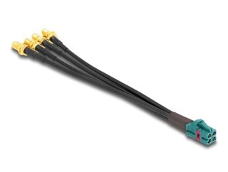 DeLOCK Kabel Mini FAKRA Z żeński poczwórny na 4 x żeńskie złącze SMA typu-A Premium DELOCK