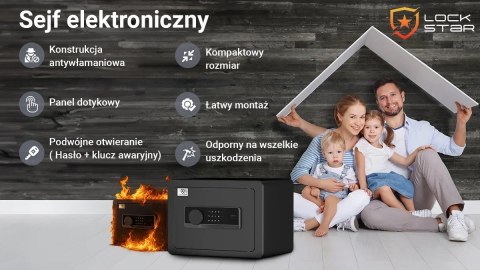 Extralink EX.27276 sejf Extralink