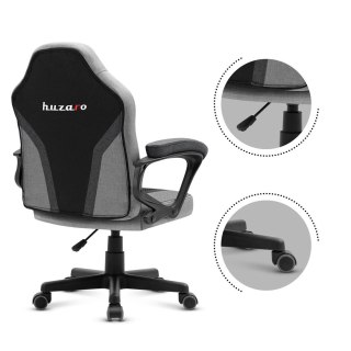 Fotel gamingowy dla dziecka Huzaro HZ-Ranger 1.0 Grey Mesh, szaro-czarny Huzaro