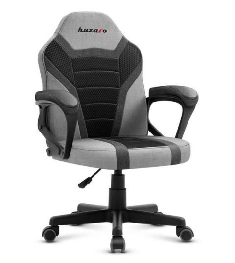 Fotel gamingowy dla dziecka Huzaro HZ-Ranger 1.0 Grey Mesh, szaro-czarny Huzaro