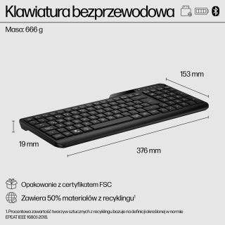 HP Klawiatura bezprzewodowa 475 z dwoma trybami Hewlett-Packard