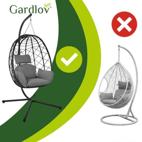 Huśtawka - fotel wiszący 185cm Gardlov ISO TRADE