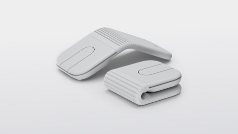 Logitech Mobi Mouse - Ultraportable wireless mouse, Off-white Logitech