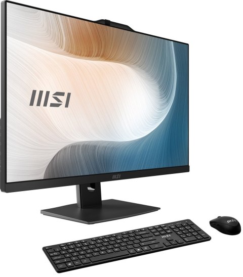MSI AIO Modern AM272P 1M-1293XEU Core5-120U 27" IPS LED FHD Non-Touch Anti-Glare 16GB SSD512GB M.2 AX211 WiFi 6E noOS Black MSI