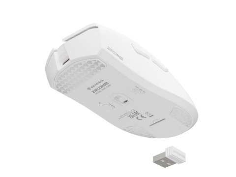 MYSZ DLA GRACZY GENESIS ZIRCON 880 BEZPRZEWODOWA 12000DPI BIAŁA GAMINGOWA GENESIS