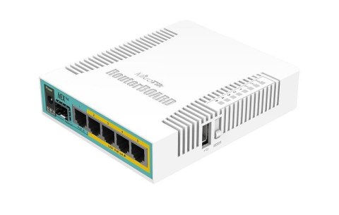 Mikrotik hEX PoE router Biały No name
