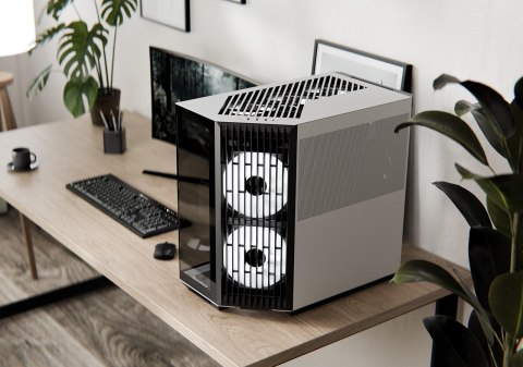 Obudowa APNX V1, Midi-Tower, ATX, Tempered Glass, czarno-biała Arctic Cooling