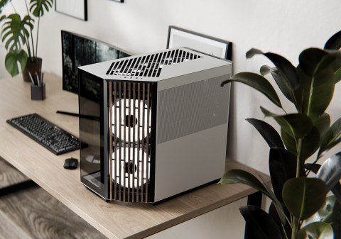 Obudowa APNX V1, Midi-Tower, ATX, Tempered Glass, czarno-biała Arctic Cooling