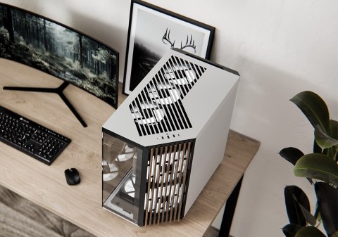 Obudowa APNX V1, Midi-Tower, ATX, Tempered Glass, czarno-biała Arctic Cooling