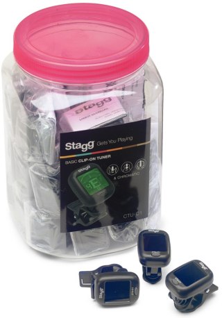 Stagg CTU-C1/30 - tuner elektroniczny pojemnik 30 szt. Stagg
