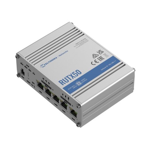Teltonika RUTX50 router bezprzewodowy Gigabit Ethernet 5G Stal nierdzewna Teltonika