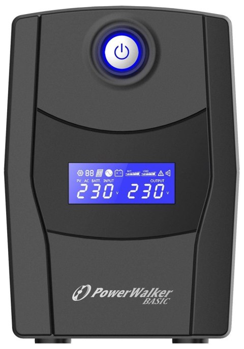 Zasilacz awaryjny UPS PowerWalker VI 600 STL Line-Interactive 600VA 2AC Wyjścia Tower No name