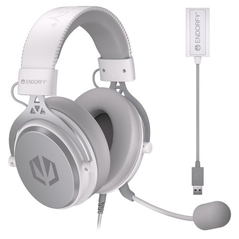 ENDORFY VIRO Plus USB Onyx White Zestaw słuchawkowy Przewodowa Opaska na głowę Muzyka/dzień powszedni Biały ENDORFY
