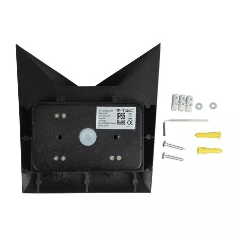 Kinkiet ścienny V-TAC 5W LED czarny IP65 VT-825 4000K 550lm