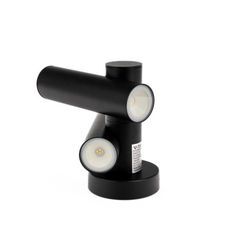 Kinkiet ścienny V-TAC 6W LED IP44 czarny VT-1186 4000K 620lm